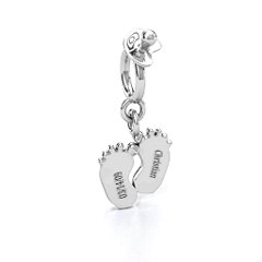 Baby Steps Bracelet Charm – 10K Yellow Gold