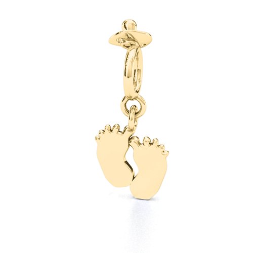 Baby Steps Bracelet Charm – 10K Yellow Gold