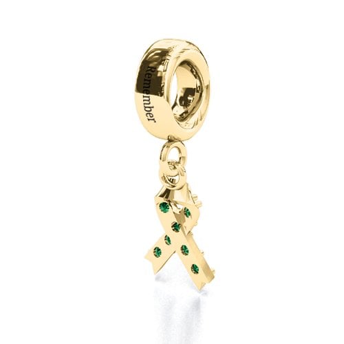 Awareness Ribbon Bracelet Charm