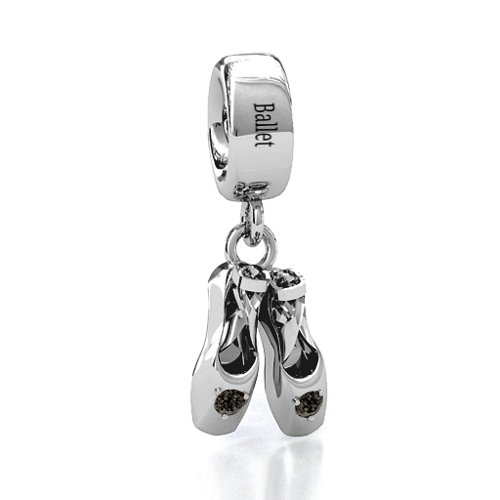 Enchanted Ballet Shoes Bracelet Charm