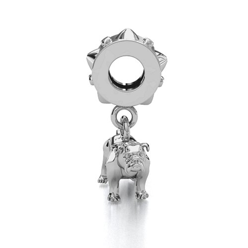 Puppy Bracelet Charm – Sterling Silver