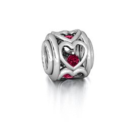 Heart Quintet Bracelet Charm