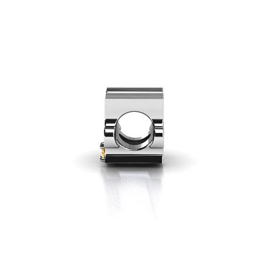 Puzzle Piece of your Heart Bracelet Charm – Sterling Silver with Citrine