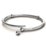 7" Silver Flex Bangle Charm Bracelet – Sterling Silver