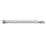 7.5" Silver Snake Bracelet with 1.5" Extender