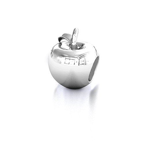 Apple of my Eye Bracelet Charm – Sterling Silver