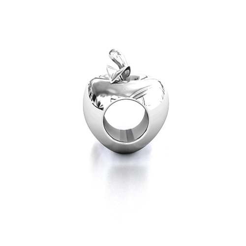 Apple of my Eye Bracelet Charm – Sterling Silver