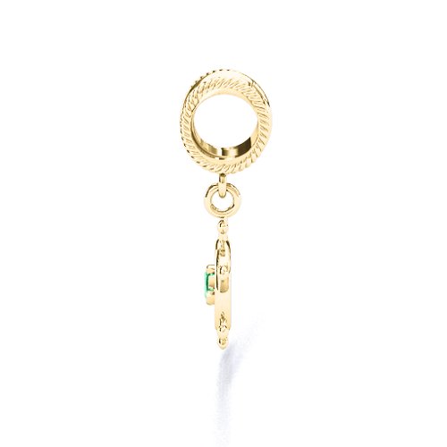 Ship's Wheel Bracelet Charm