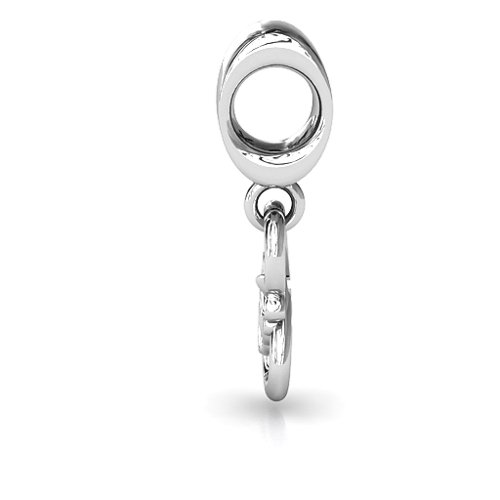 BFF Dangling Infinity Bracelet Charm – Sterling Silver