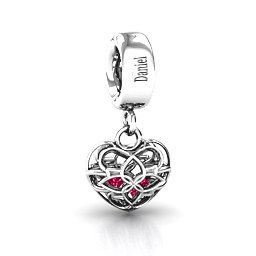 Beautiful Blossom Caged Bracelet Charm
