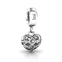 Beautiful Blossom Caged Bracelet Charm