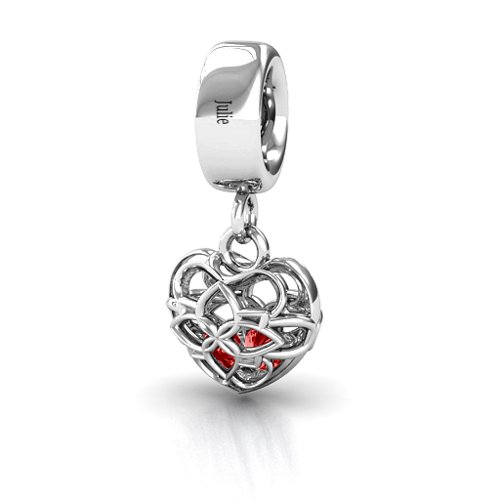 Beautiful Blossom Caged Bracelet Charm