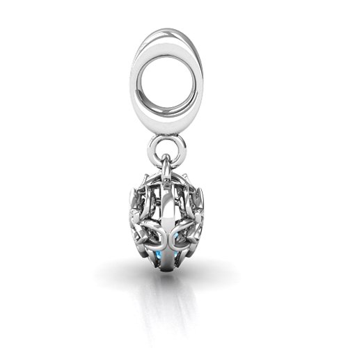 Beautiful Blossom Caged Bracelet Charm