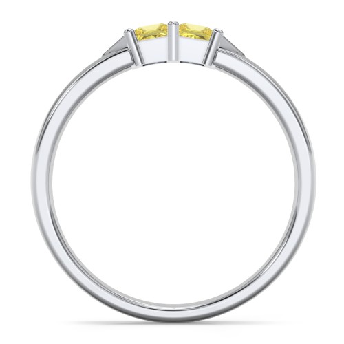 Timeless Romance Ring – Sterling Silver with Citrine