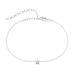Star Shaped Anklet – 18K Gold Plated Silver