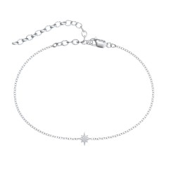 Starburst Anklet – 18K Gold Plated Silver