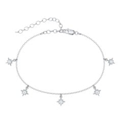 Starburst Charm Anklet
