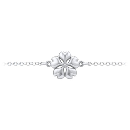 Blossom Anklet – Sterling Silver