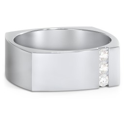 Men's Cache Square-shaped Gemstone Ring