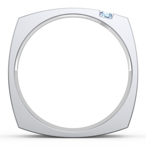 Men's Cache Square-shaped Gemstone Ring