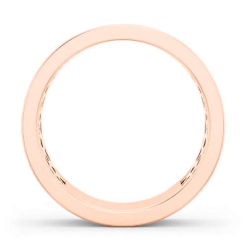 Men's Celtic Claddagh Band Ring – 10K Rose Gold