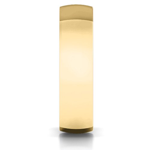 Men's Square Comfort-Fit Band – 10K Yellow Gold