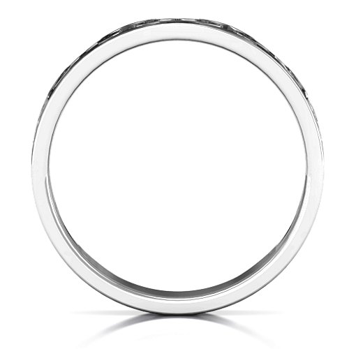 Men's Regal Crown Band – Sterling Silver