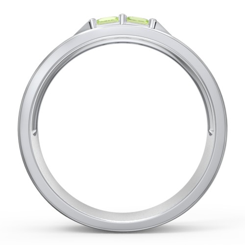 Men's Timeless Two Stone Ring