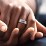 Men's Timeless Two Stone Ring – 10K Rose Gold with Garnet and Cubic Zirconia