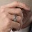 Men's Timeless Two Stone Ring – 10K Yellow Gold with Garnet and Cubic Zirconia