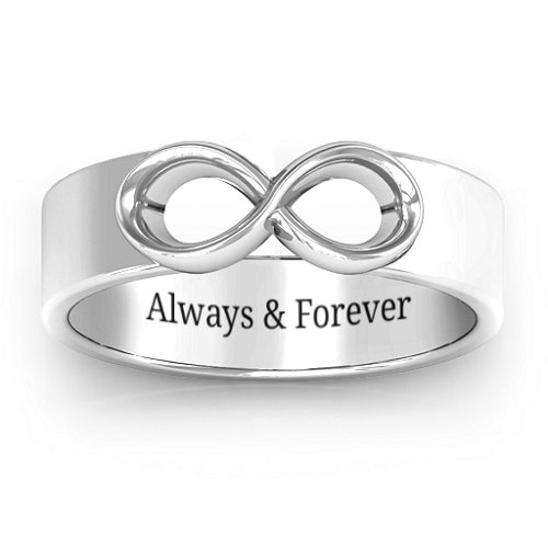 Men's Expression of Infinity Band – Sterling Silver