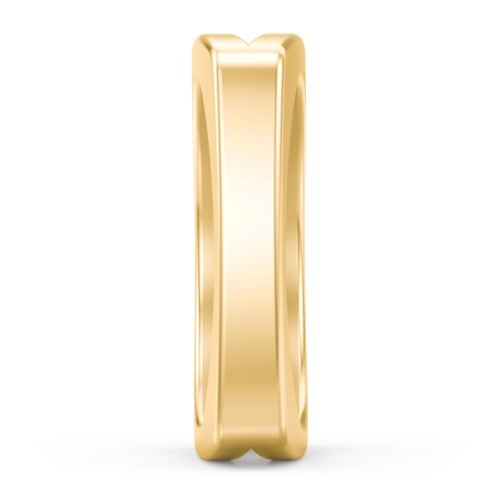 Men’s Squared Split Shank Ring with Princess Cut Gemstones