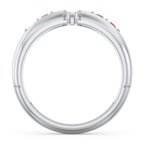 Men’s 4-Stone Cross Ring