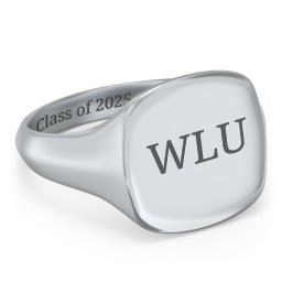 Men’s Cushion Shaped Signet Ring