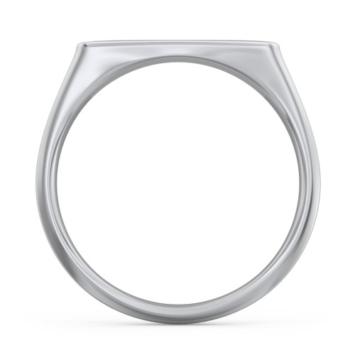 Men’s Bar Signet Ring – Sterling Silver