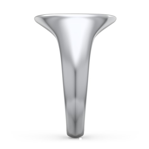 Men’s Cross Signet Ring – Sterling Silver