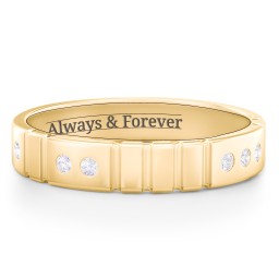 "Love" Morse Code Men’s Ring with Accents