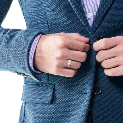 Men's Personalized Year Ring – Sterling Silver