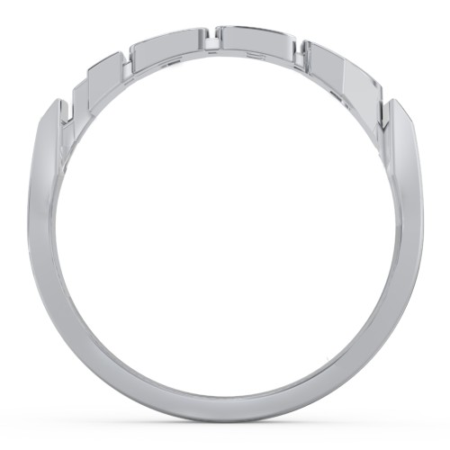Men's Personalized Year Ring – Sterling Silver