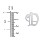 Men's Gothic Initial Pendant Necklace - D – Sterling Silver