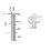 Men's Gothic Initial Pendant Necklace - F – Sterling Silver
