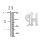 Men's Gothic Initial Pendant Necklace - H – Sterling Silver