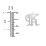 Men's Gothic Initial Pendant Necklace - K – Sterling Silver