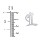 Men's Gothic Initial Pendant Necklace - L – Sterling Silver