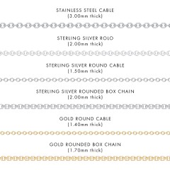 Men's Gothic Initial Pendant Necklace - N