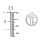 Men's Gothic Initial Pendant Necklace - O – Sterling Silver