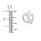 Men's Gothic Initial Pendant Necklace - Q – Sterling Silver