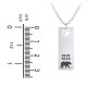 Men's Engravable PAPA BEAR Long Tag Necklace