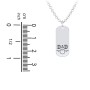 Men's Engravable DAD Tag Necklace with Year