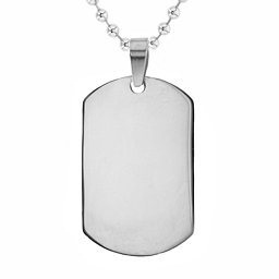 Stainless Steel Dog Tag Necklace